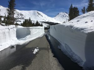 Big drift just west of Dunderberg Meadow Road