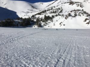 Opening day looking towards Red Lake