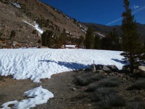 View of the Snow drift on Summit Dr.