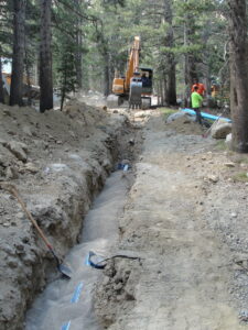 Pinecrest pipeline project in progress