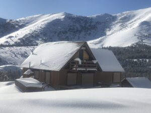 view of the Keller cabin on Summit Dr.