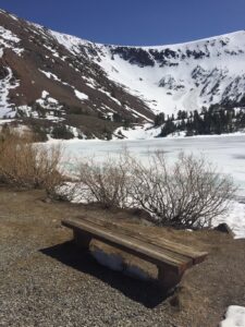 Beautiful view of the mountain at Big Virginia Lake