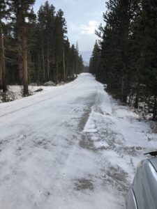 VL Rd at Tamarack before additional snow came that night