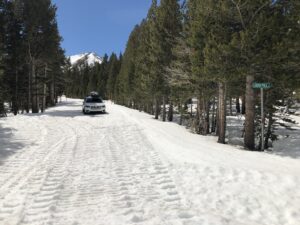 Stuck Jeep on VL Road at Lodgepole