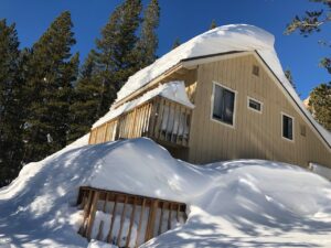 First Floor Story Buried With Drifts