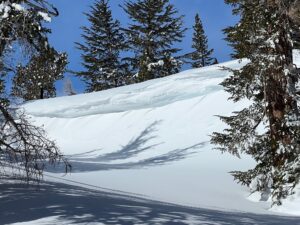 Snow View of Cabin buried on Tip Top