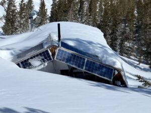 Other end of buried Cabin on Tip Top